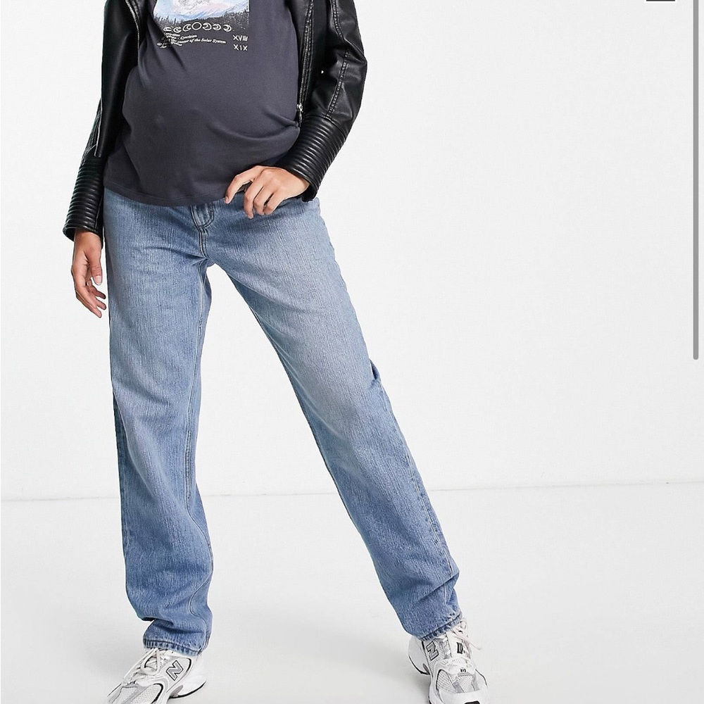 ASOS Maternity baggy mom jeans